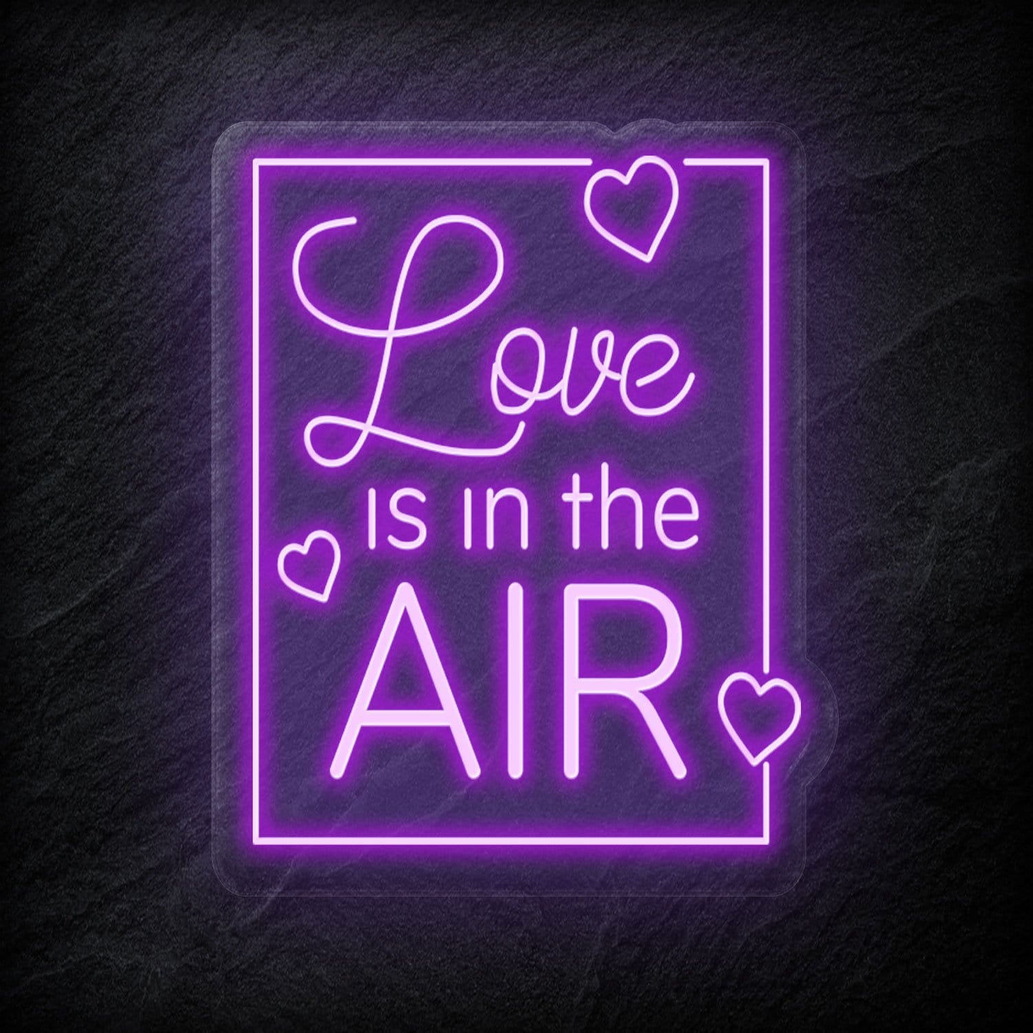 "Love Is in The Air" LED Neonschild - NEONEVERGLOW