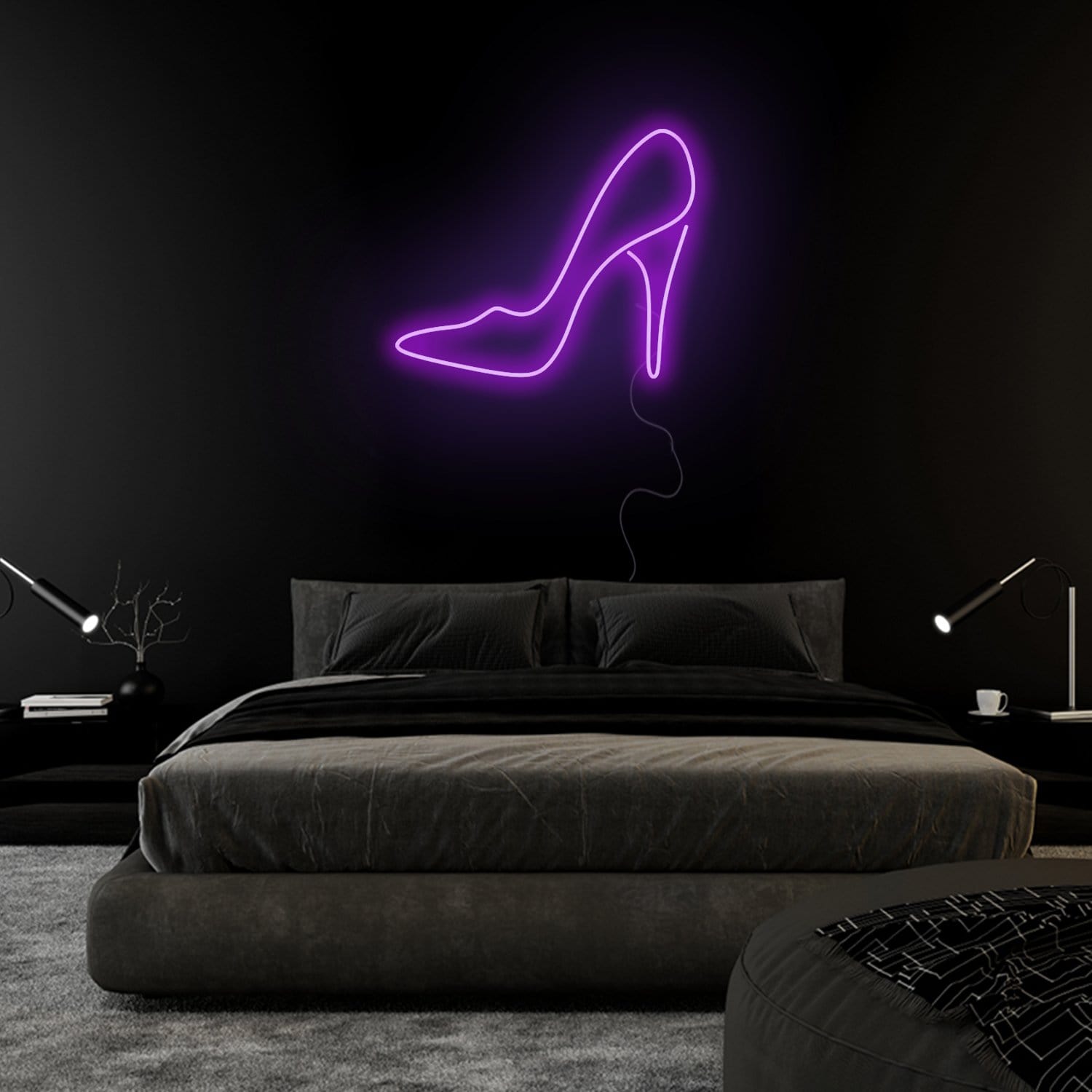 "High Heels" LED Neonschild Sign Schriftzug - NEONEVERGLOW