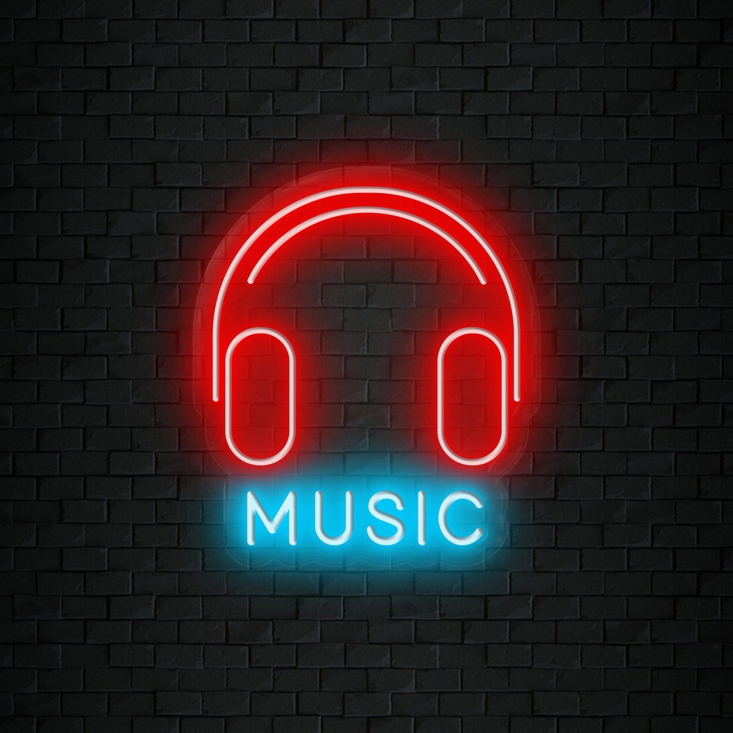"Music Dj" LED Neonschild Sign Schriftzug - NEONEVERGLOW