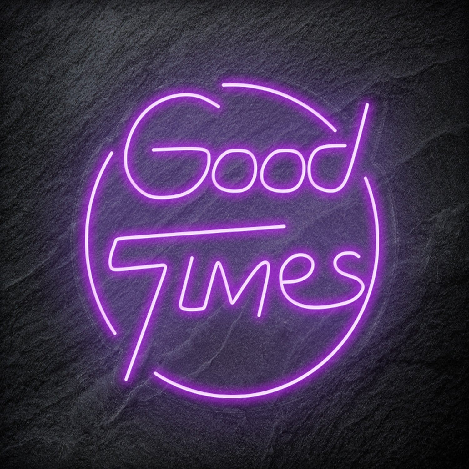 "Good Times" LED Neonschild - NEONEVERGLOW