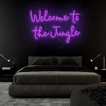 "Welcome To The Jungle" LED Neonschild Sign Schriftzug - NEONEVERGLOW