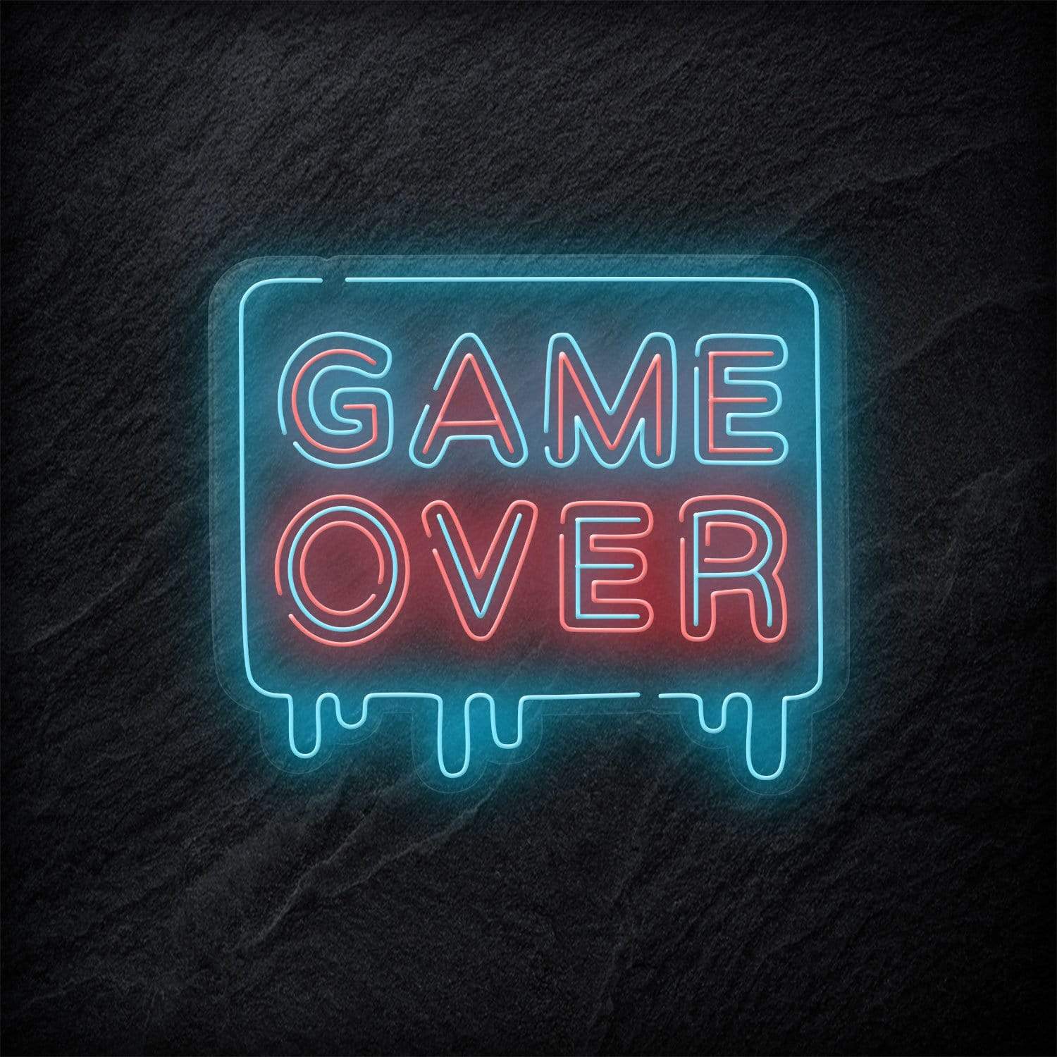"Game Over" LED Neonschild - NEONEVERGLOW
