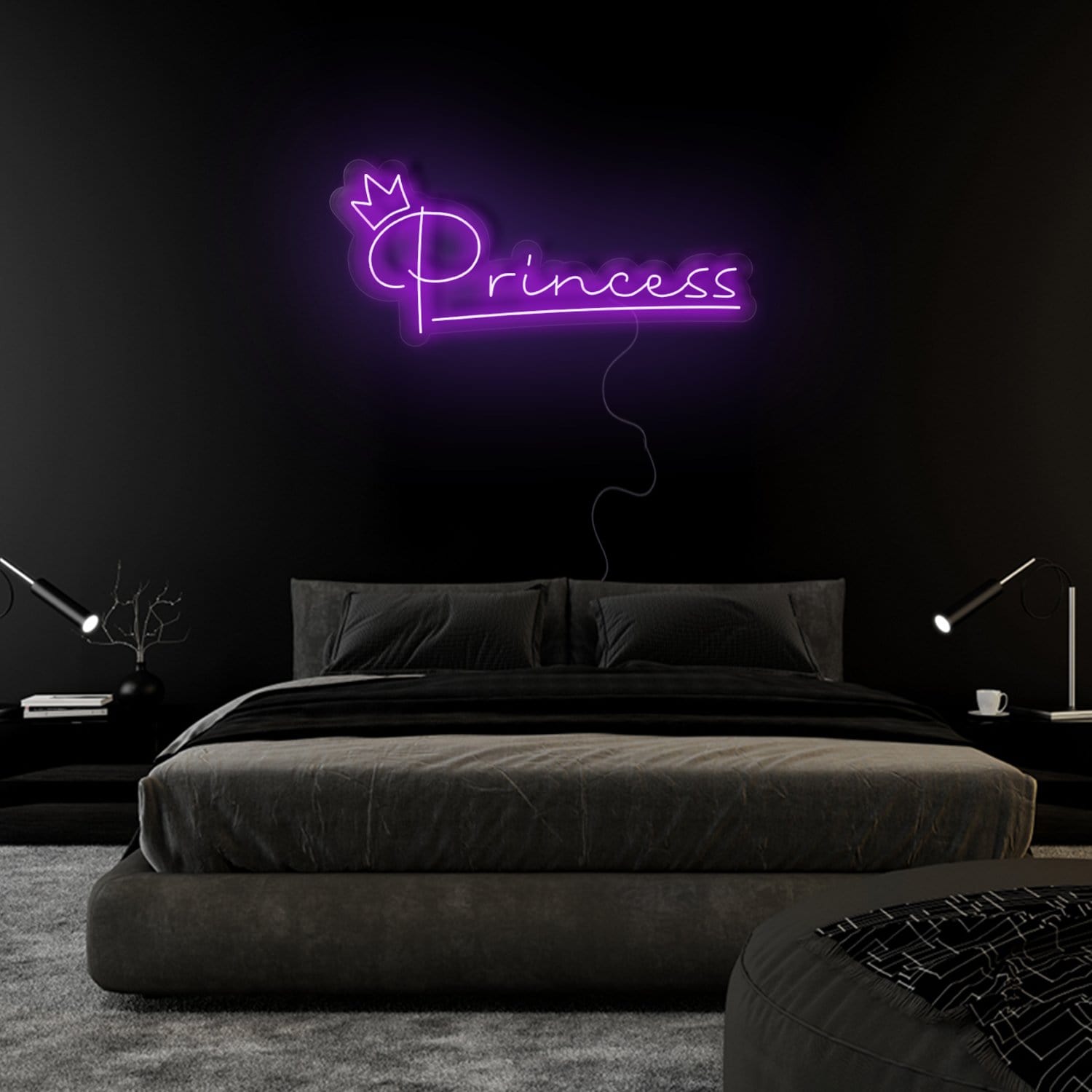 "Princess" LED Neon Sign Schriftzug - NEONEVERGLOW