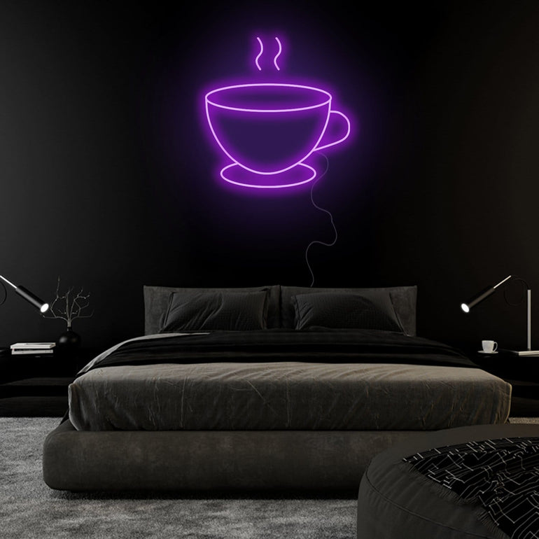 "Kaffee Coffee" LED Neonschild Sign Schriftzug - NEONEVERGLOW