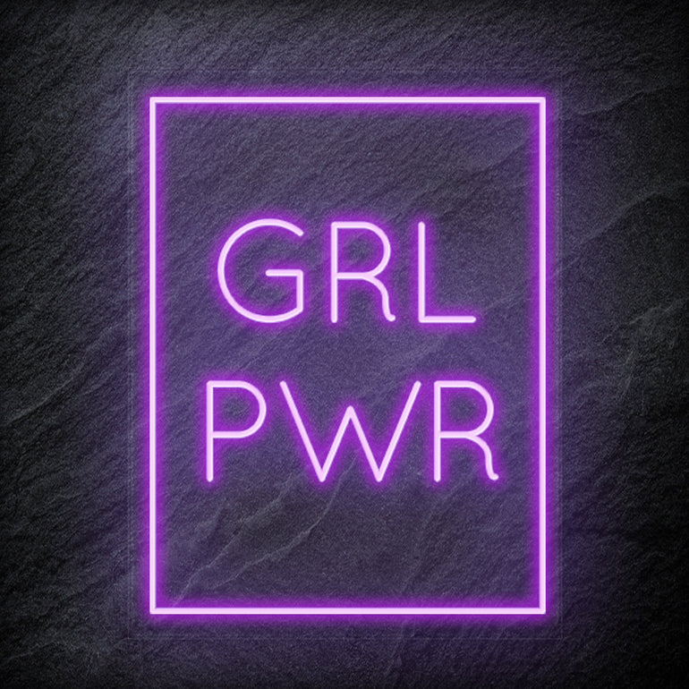 "Girl Power" LED Neon Schriftzug Sign - NEONEVERGLOW