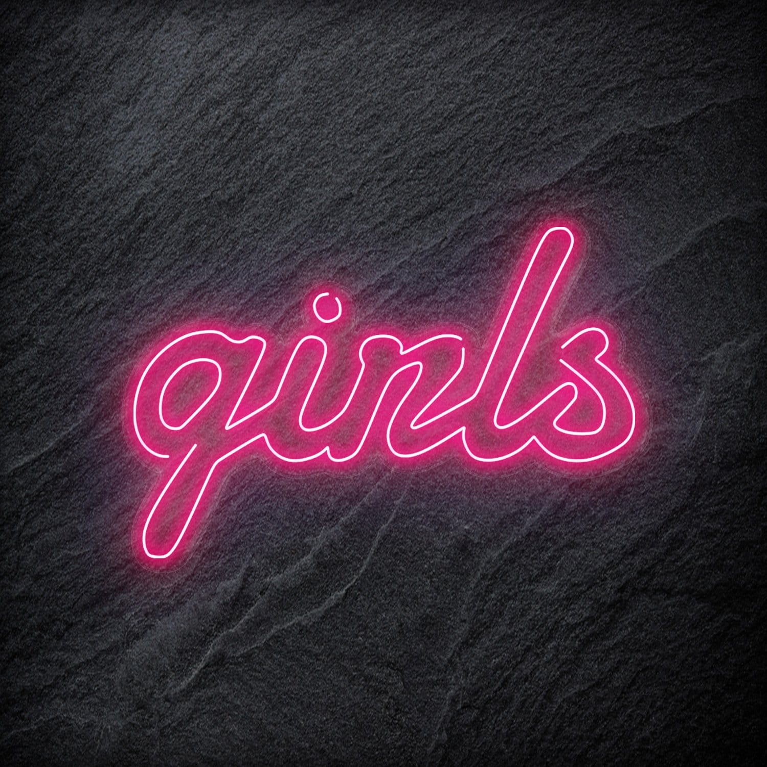 "Girls" LED Neon Schrifzug - NEONEVERGLOW