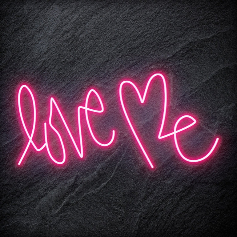 Love Me  LED Neon Schriftzug Sign – NEONEVERGLOW