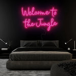 "Welcome To The Jungle" LED Neonschild Sign Schriftzug - NEONEVERGLOW