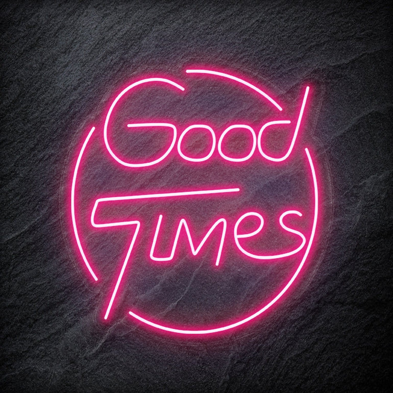 "Good Times" LED Neonschild - NEONEVERGLOW