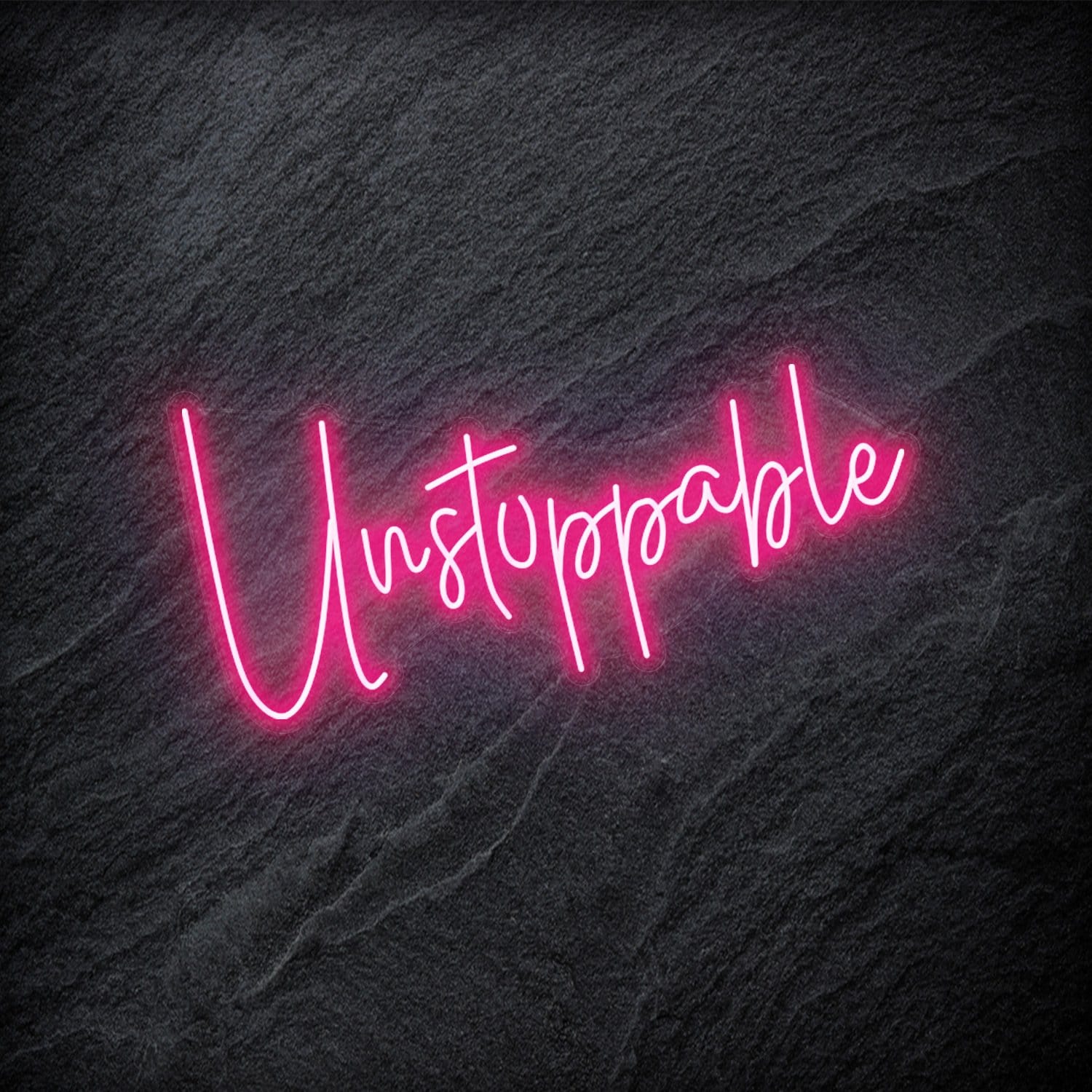 "Unstoppable" LED Neon Schriftzug - NEONEVERGLOW