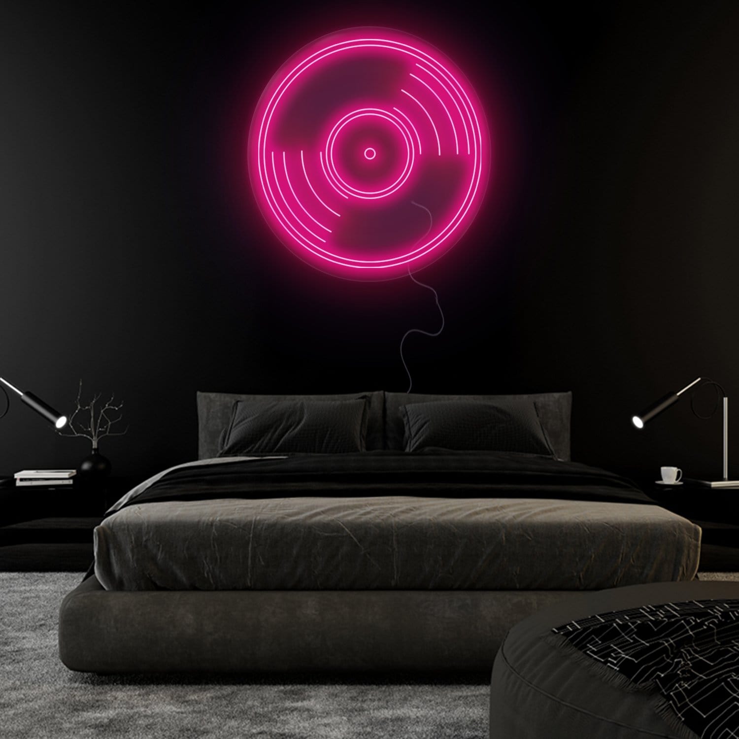 "DVD Musik" LED Neonschild Sign - NEONEVERGLOW