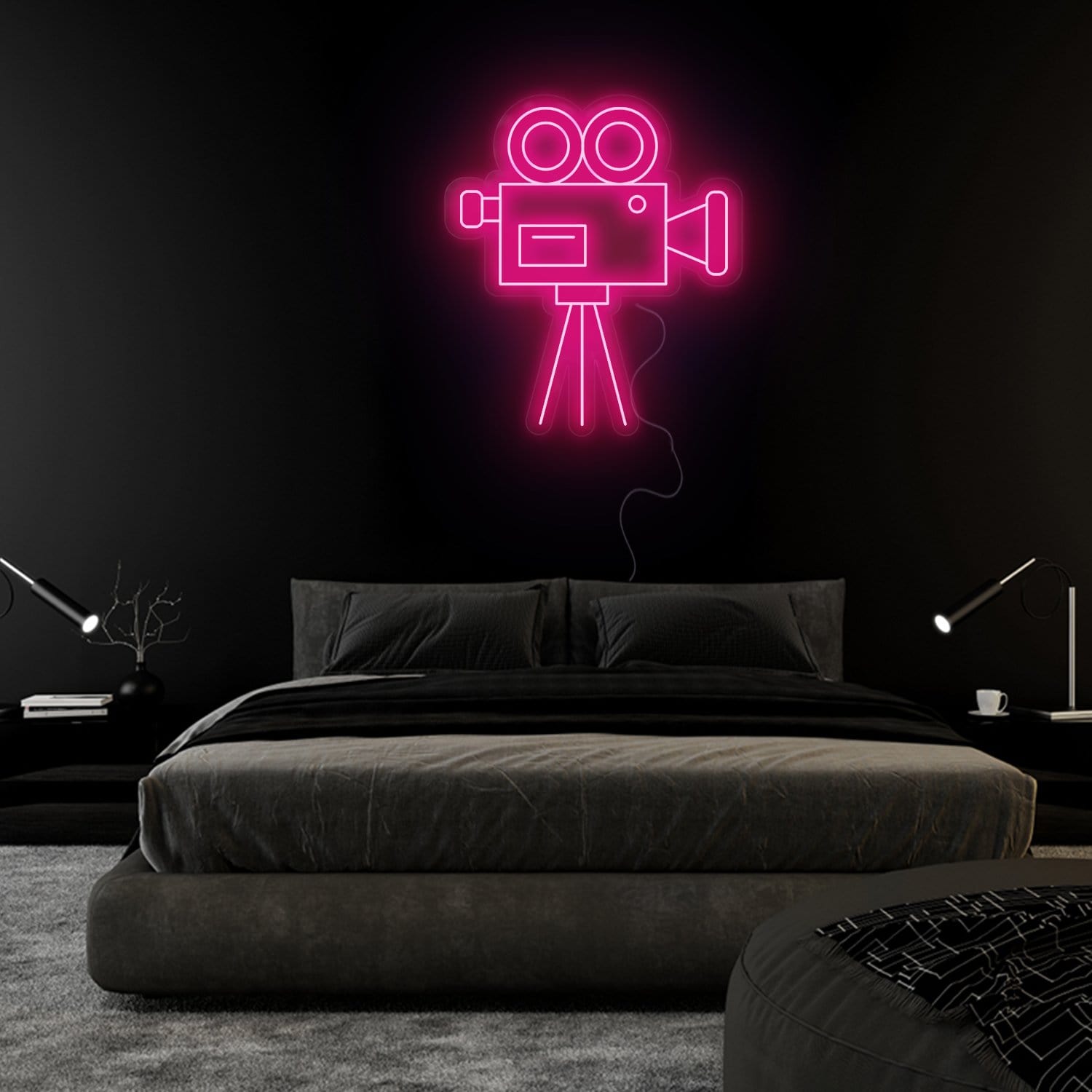 "Kamera " LED Neonschild Sign Schriftzug - NEONEVERGLOW