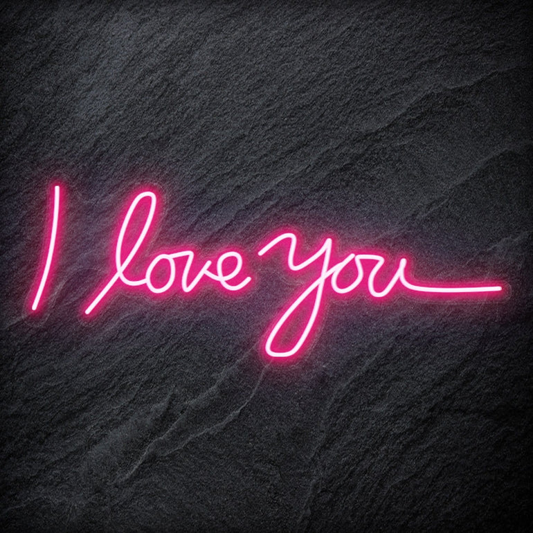 I Love You LED Neon Schriftzug Sign – NEONEVERGLOW