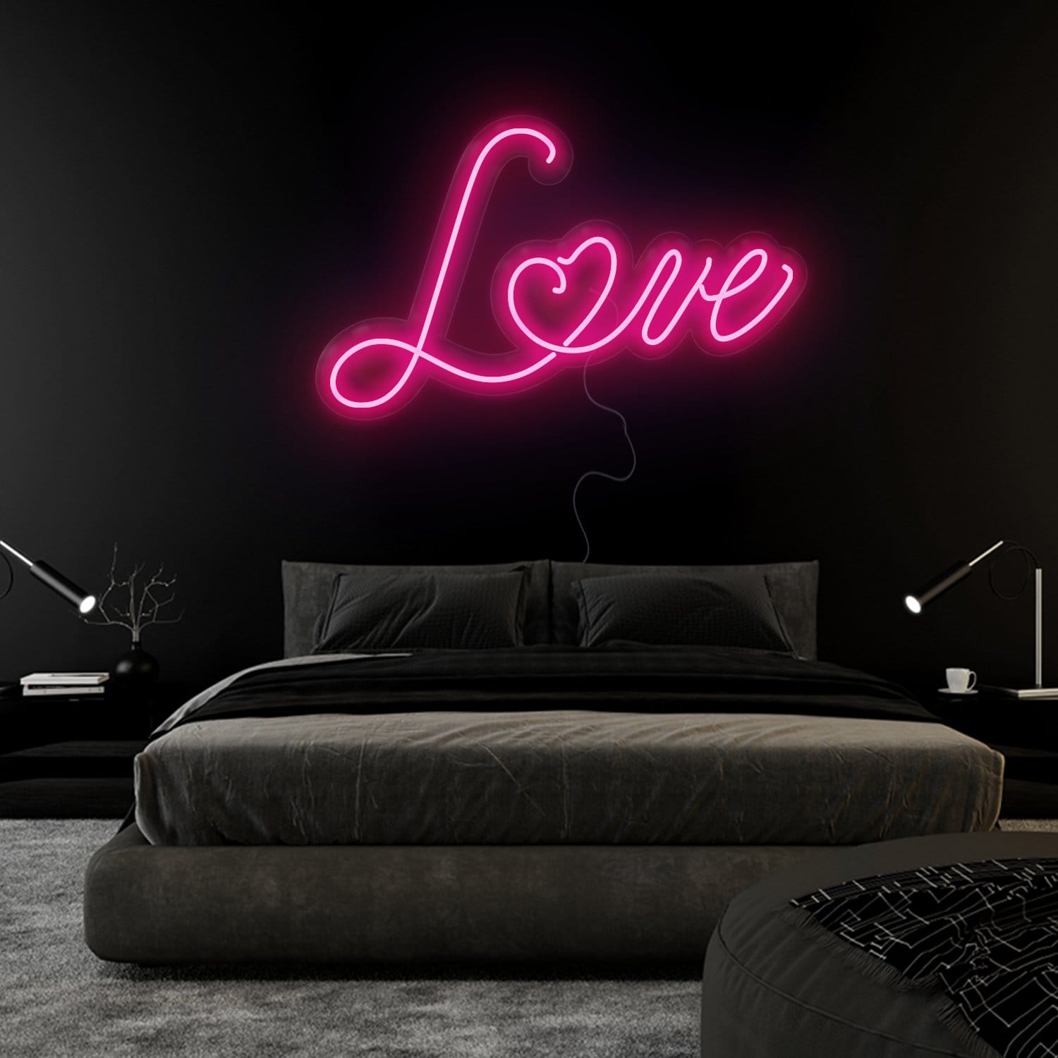 "Love" LED Neonschild Sign Schriftzug - NEONEVERGLOW