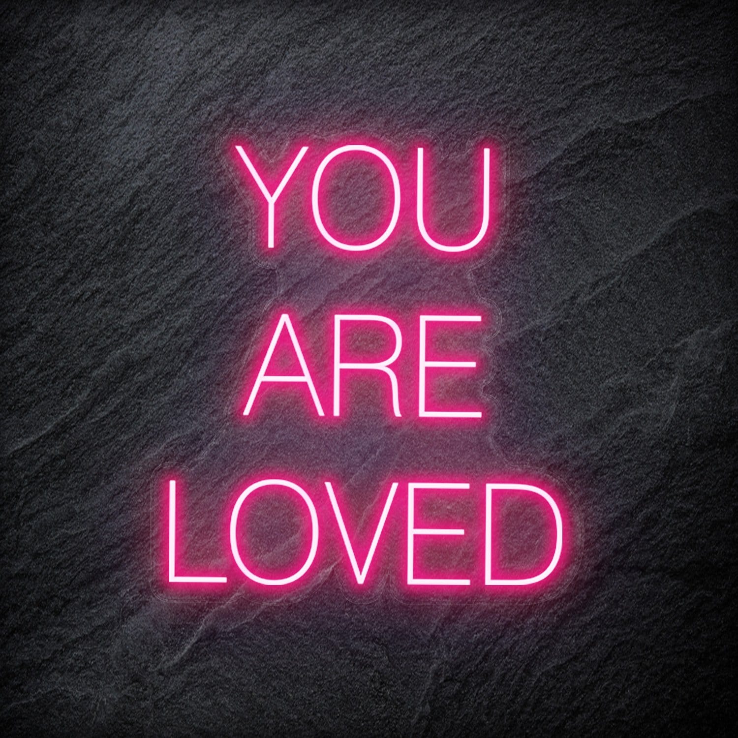 "You Are Loved" LED Neon Schriftzug - NEONEVERGLOW