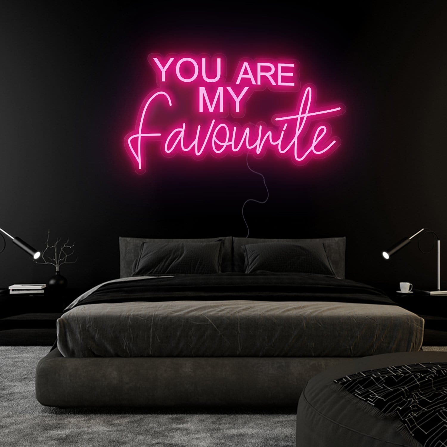 "You Are My Favourite" LED Neonschild Sign Schriftzug - NEONEVERGLOW