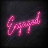 "Engaged" LED Neon Sign Schriftzug - NEONEVERGLOW