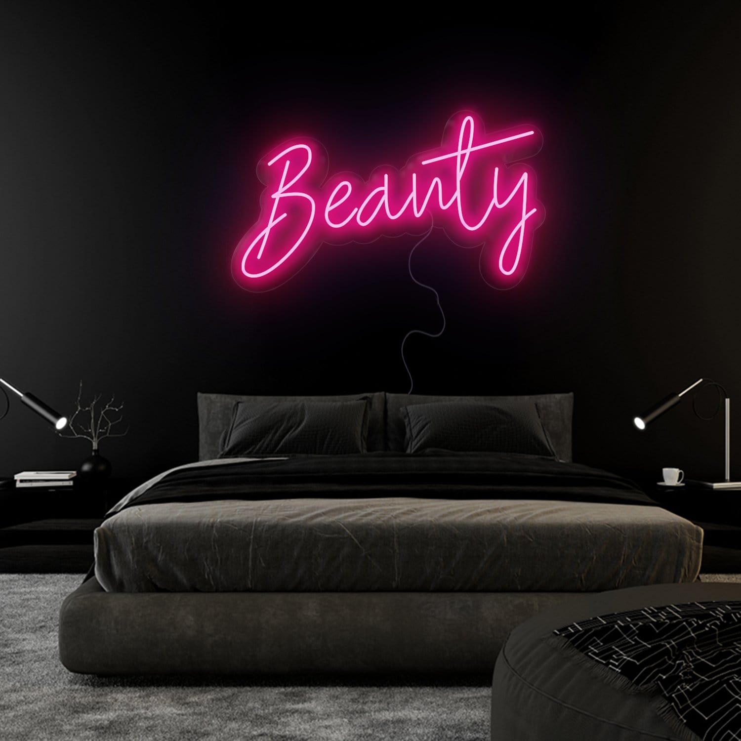 "Beauty" LED Neon Sign Schriftzug - NEONEVERGLOW
