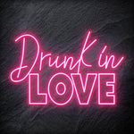"Drunk in Love" LED Neon Schriftzug Sign - NEONEVERGLOW
