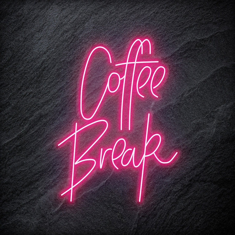 "Coffee Break" LED Neon Schriftzug - NEONEVERGLOW