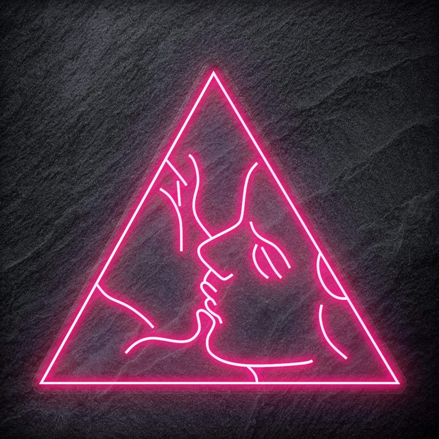 "Kiss" LED Neonschild Schriftzug - NEONEVERGLOW