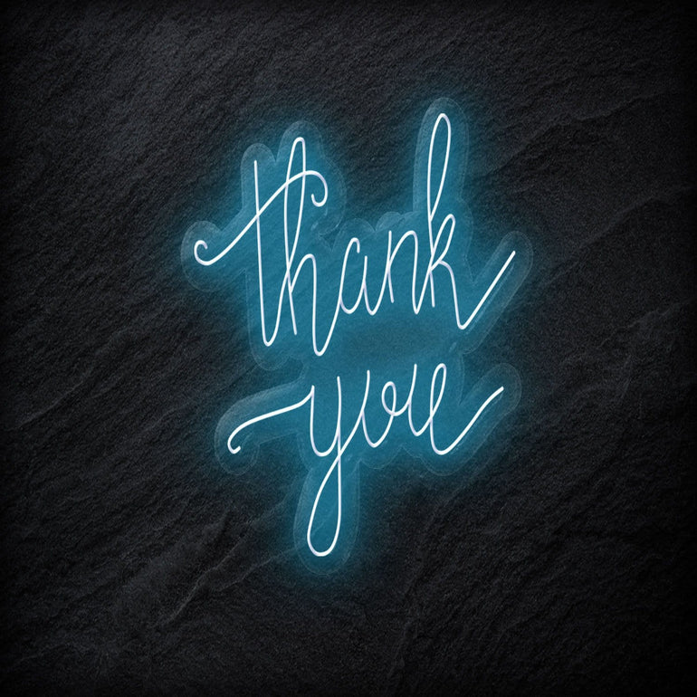 "Thank You!" LED  Neonschild - NEONEVERGLOW