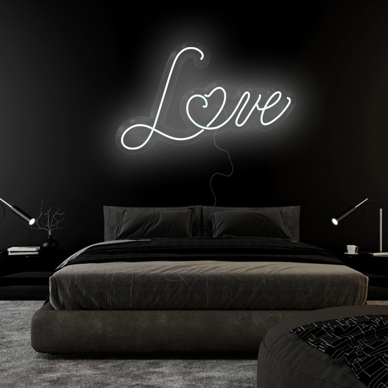 "Love" LED Neonschild Sign Schriftzug - NEONEVERGLOW