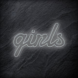 "Girls" LED Neon Schrifzug - NEONEVERGLOW