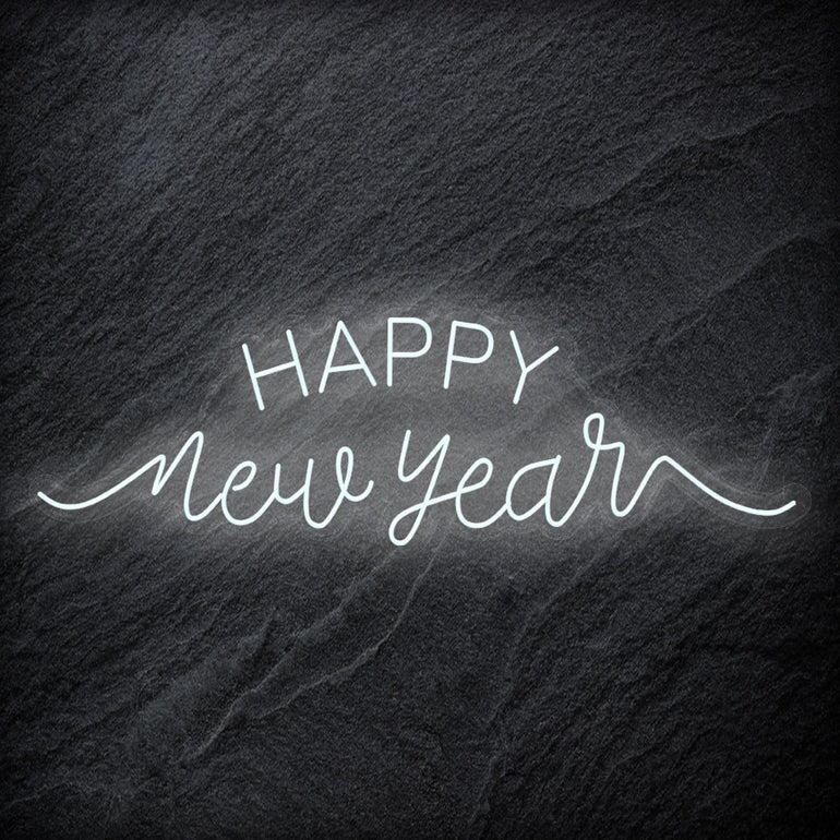 "Happy New Year" LED Neonschild - NEONEVERGLOW