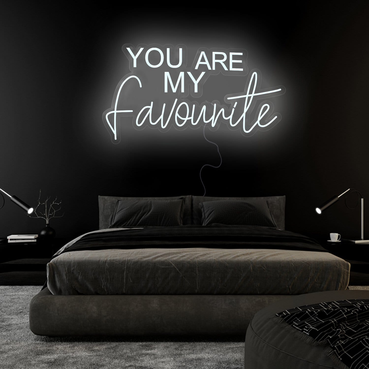 "You Are My Favourite" LED Neonschild Sign Schriftzug - NEONEVERGLOW