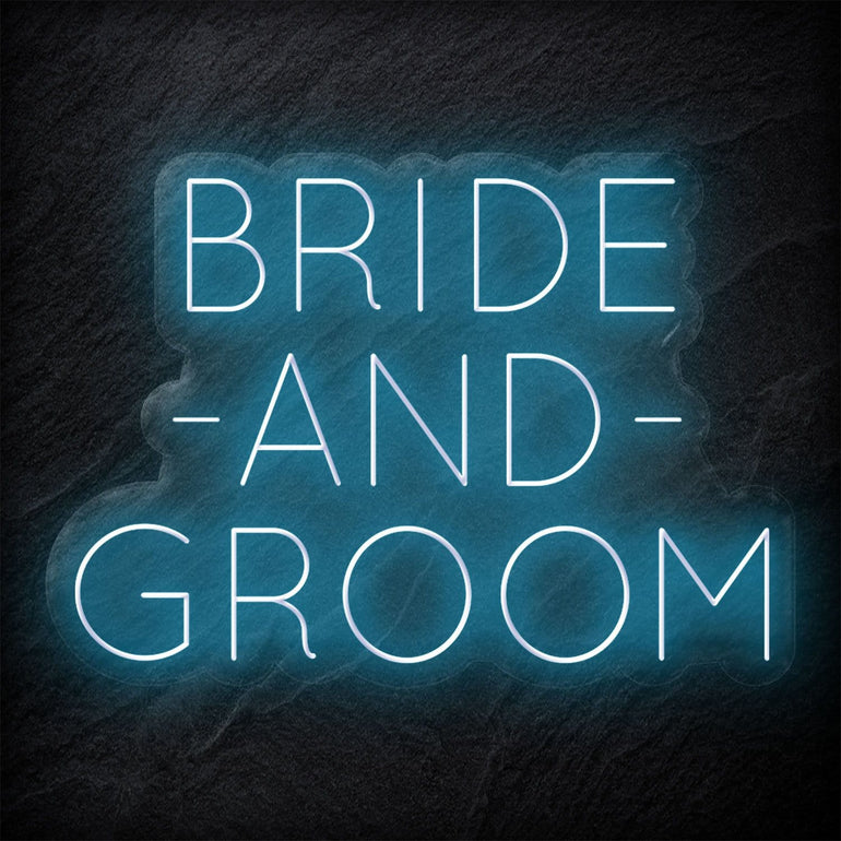 "Bride and Groom" LED Neon Schriftzug - NEONEVERGLOW