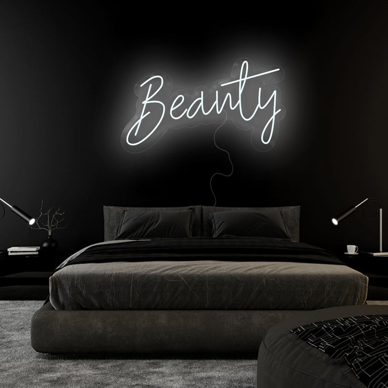 "Beauty" LED Neon Sign Schriftzug - NEONEVERGLOW