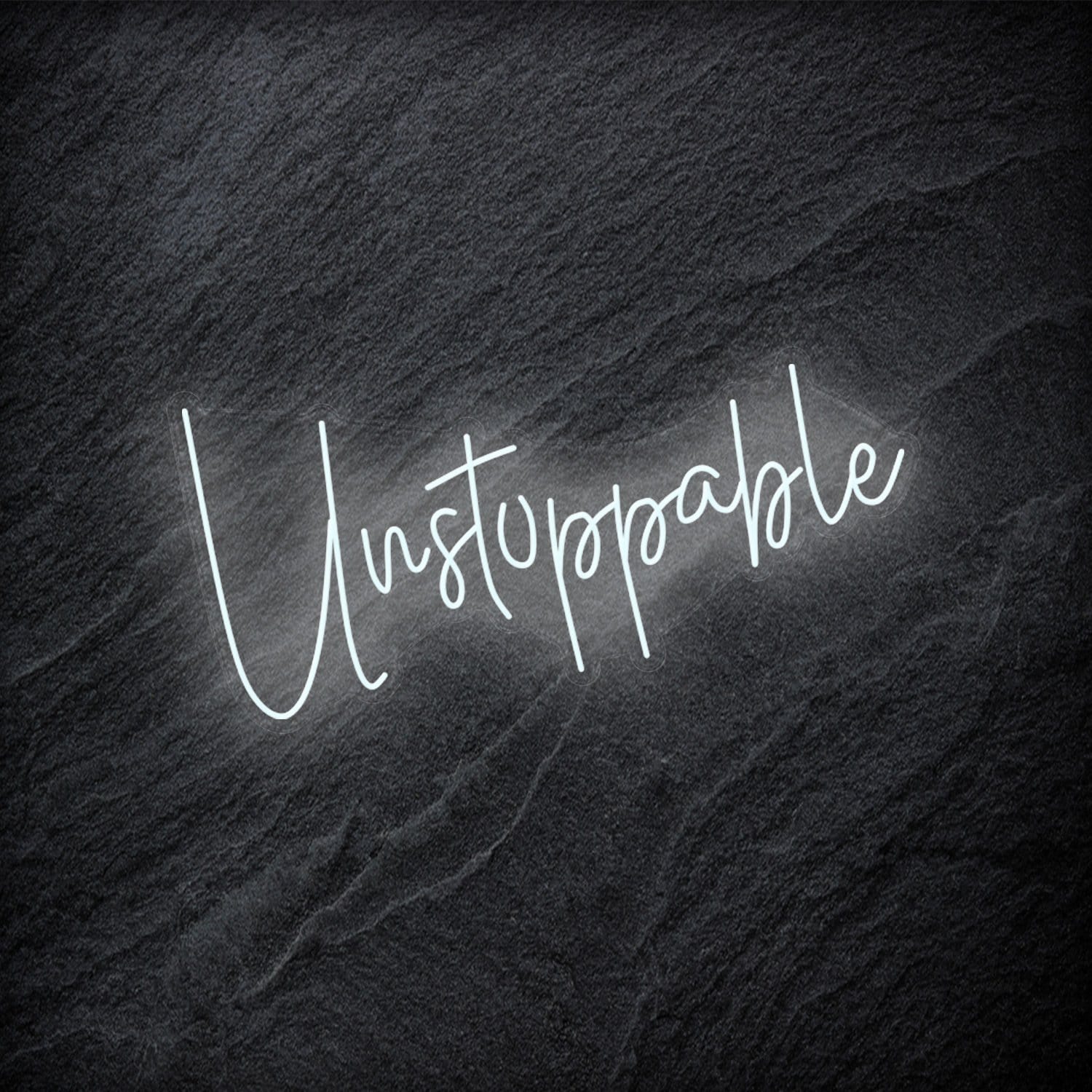 "Unstoppable" LED Neon Schriftzug - NEONEVERGLOW