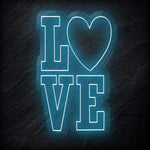 "LoVe" LED  Neon Schild - NEONEVERGLOW
