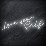 "Love Yourself" LED Neon Schriftzug - NEONEVERGLOW