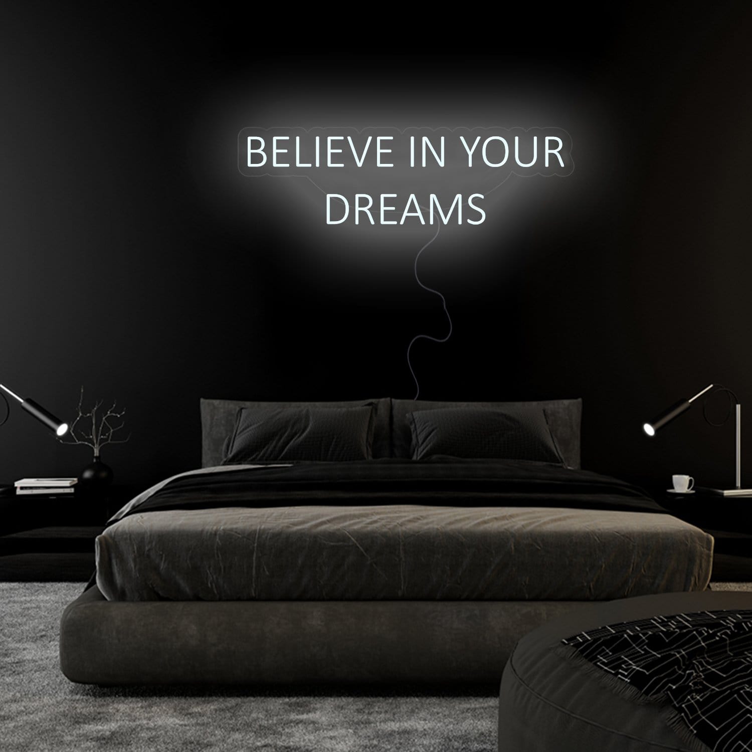 "Believe In Your Dreams" LED Neon Sign Schriftzug - NEONEVERGLOW