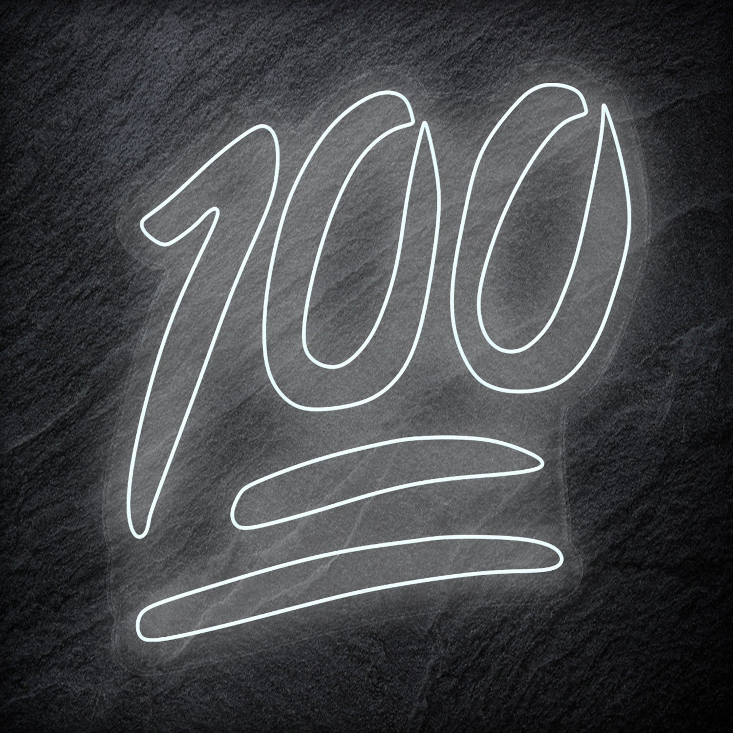 "100" LED Neon Schriftzug - NEONEVERGLOW