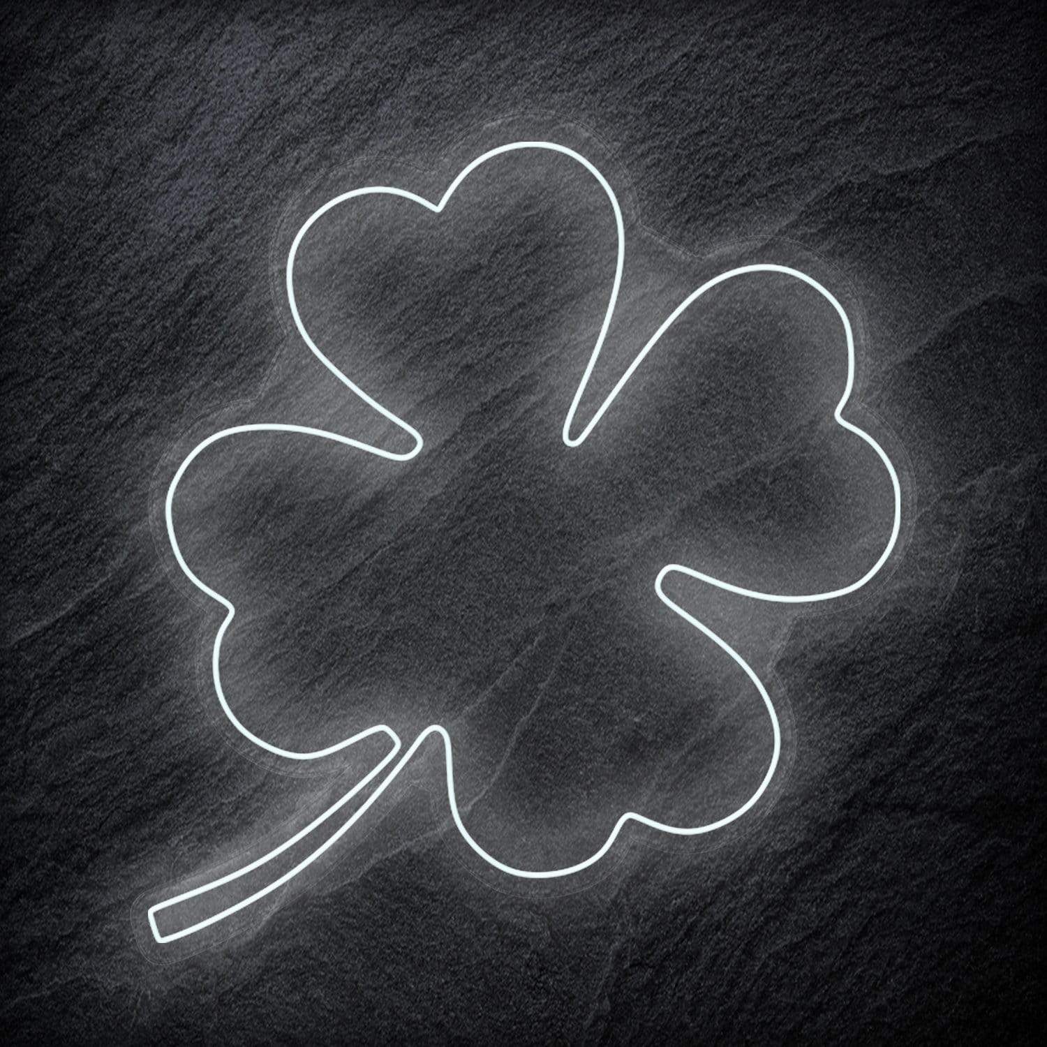 "Kleeblatt" LED Neonschild Schriftzug - NEONEVERGLOW
