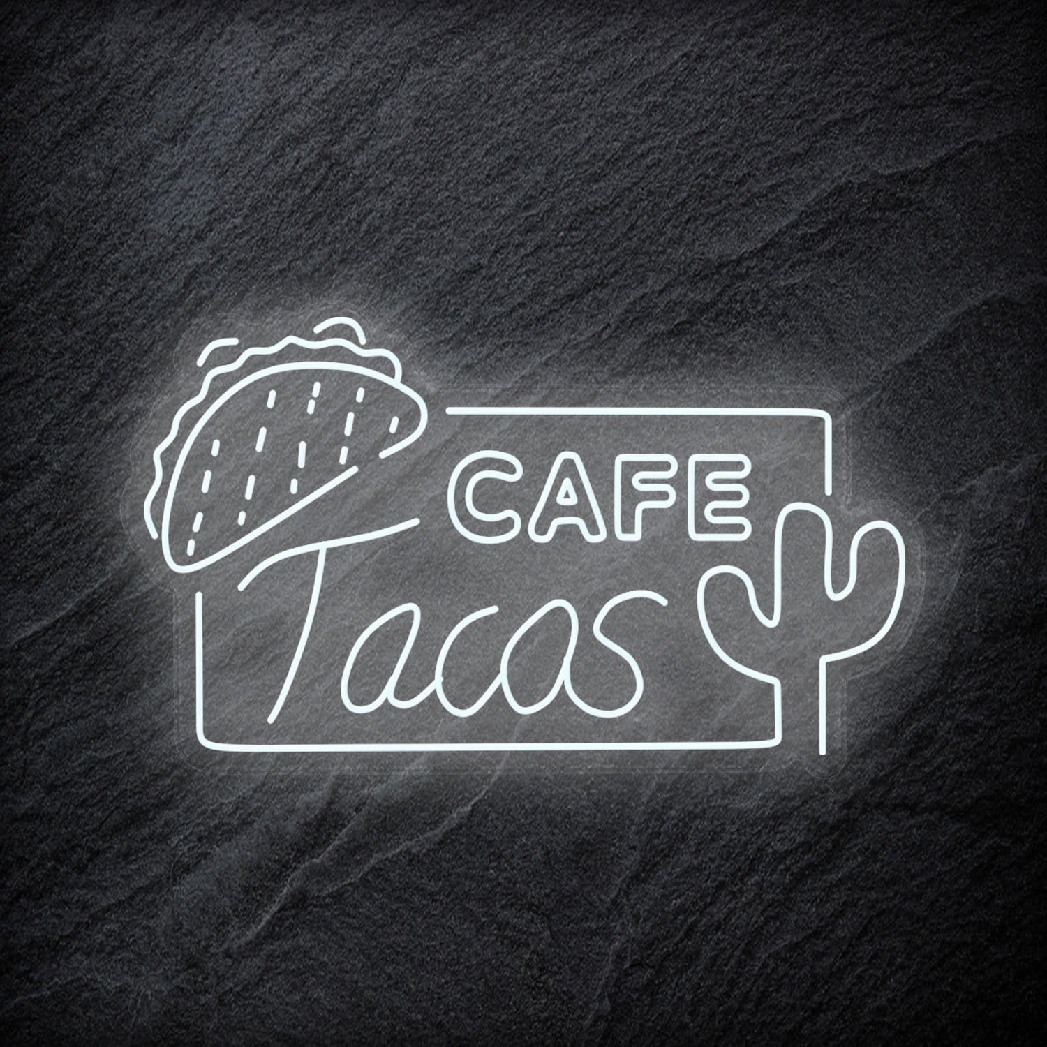 "Cafe Tacos" LED Neonschild - NEONEVERGLOW
