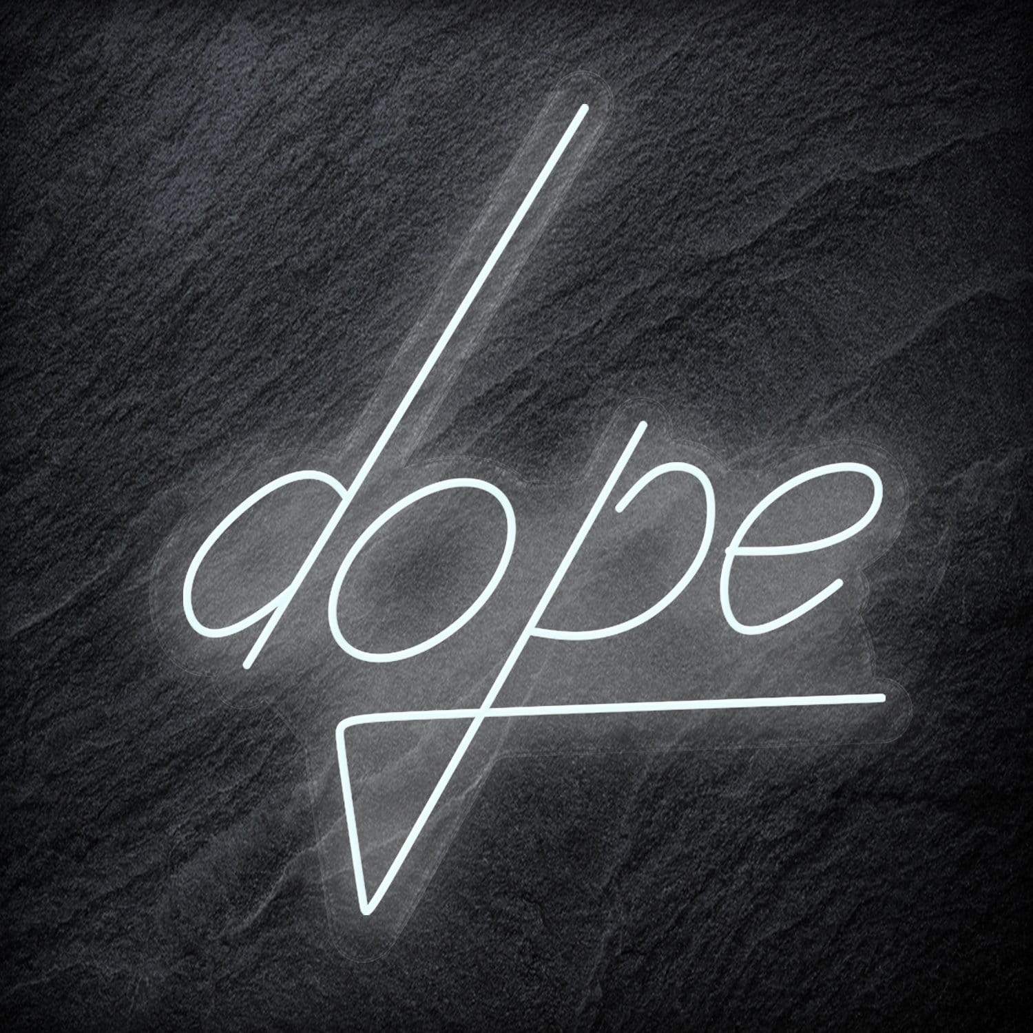 "Dope" LED Schriftzug Sign - NEONEVERGLOW