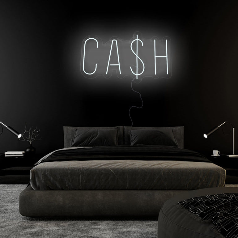 "Cash Cas$H" LED Neon Sign Schriftzug - NEONEVERGLOW