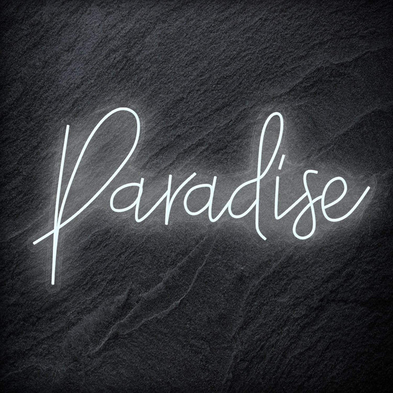 "Paradise"  LED Neon Schriftzug Sign - NEONEVERGLOW