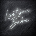 "I Got You Babe" LED Neon Schriftzug - NEONEVERGLOW
