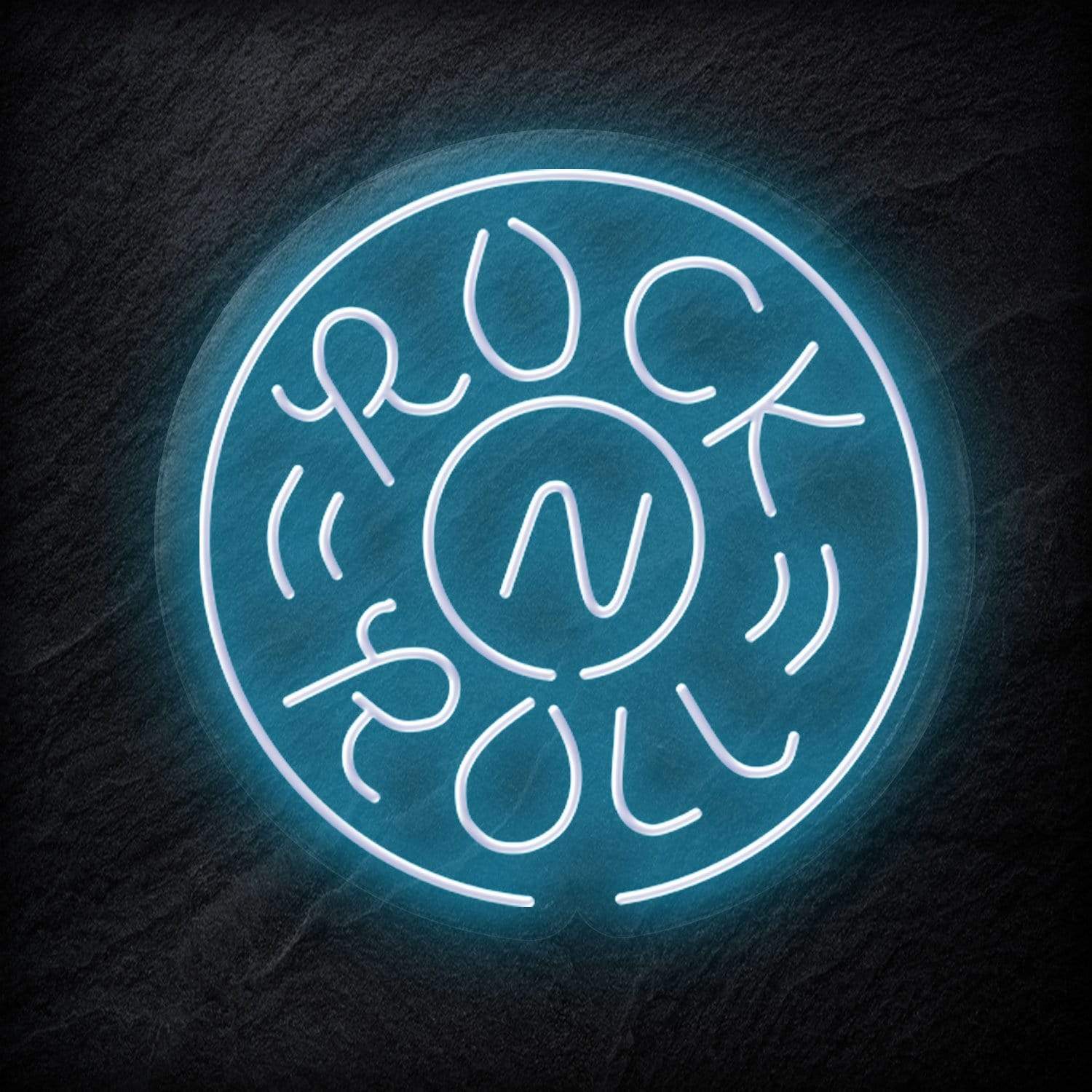 "Rockn Roll Musik" LED Neon Schild - NEONEVERGLOW
