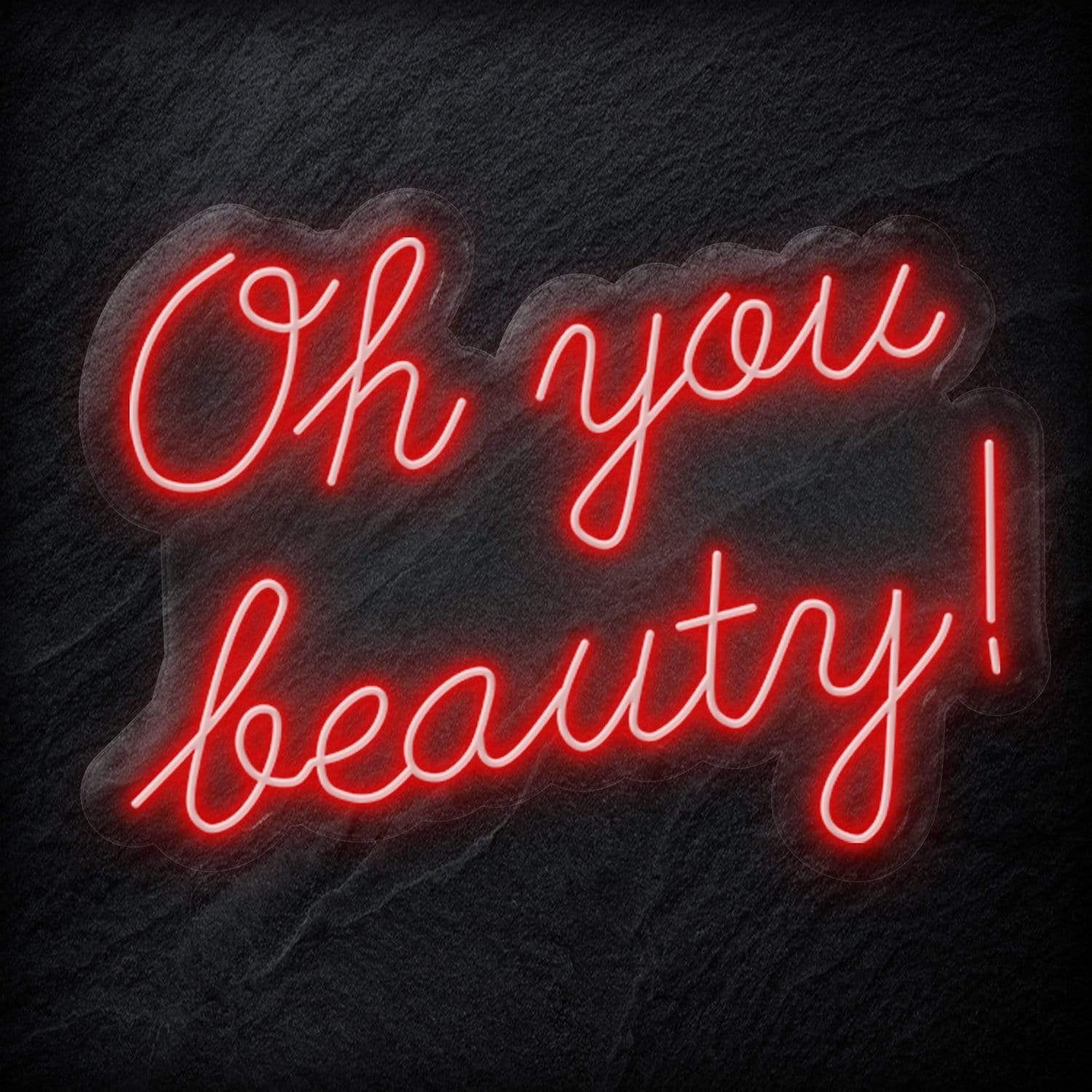"Oh You Beauty" LED Neon Schriftzug - NEONEVERGLOW