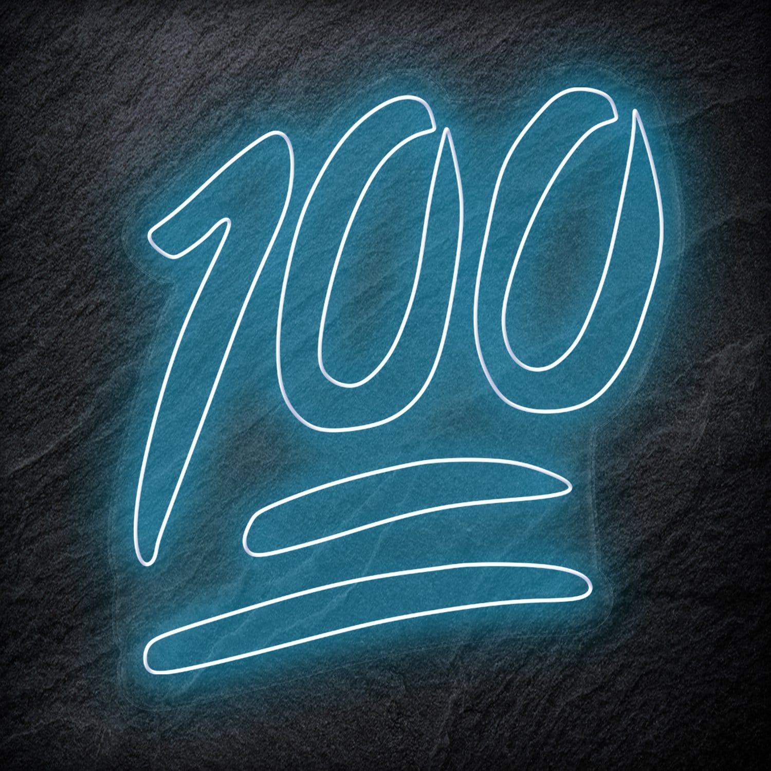 "100" LED Neon Schriftzug - NEONEVERGLOW