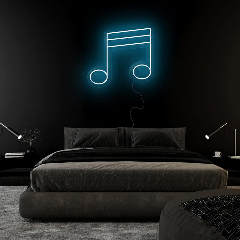 "Music Musik " LED Neonschild Sign Schriftzug - NEONEVERGLOW