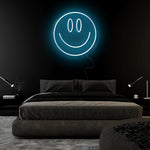 "Smile Lächeln" LED Neonschild Sign Schriftzug - NEONEVERGLOW
