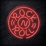 "Rockn Roll Musik" LED Neon Schild - NEONEVERGLOW