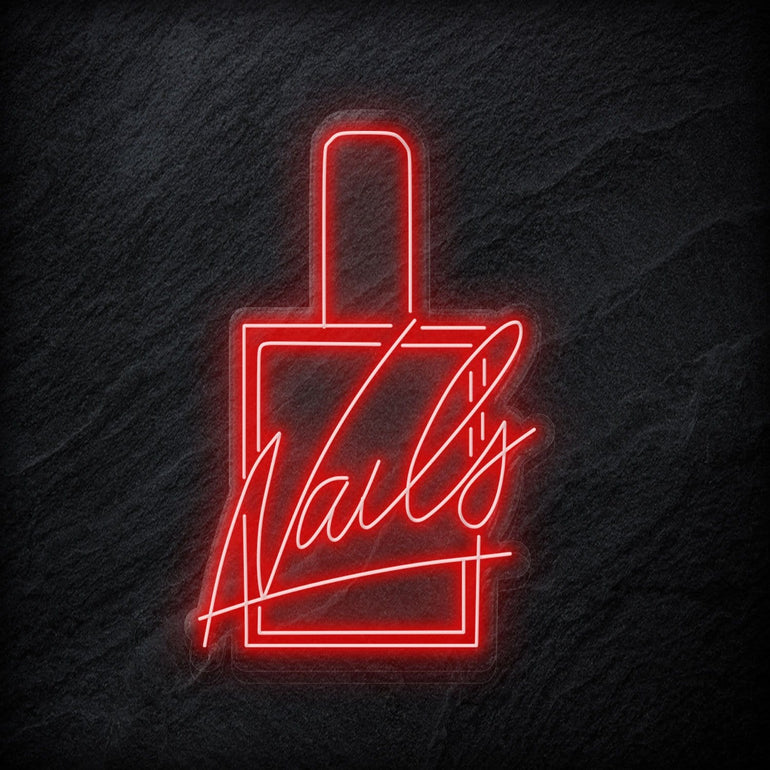 "Nails" LED Neonschild Sign - NEONEVERGLOW